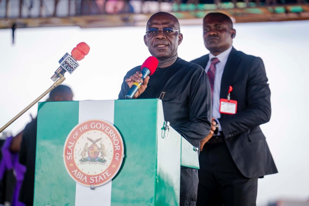 Gov. Otti Directs Upgrade of Sam Ihesiulo Stadium Okpuala Ngwa