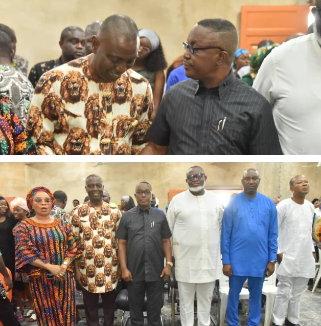 Gov. Otti Joins Elder Ezengwa in his Thanksgiving and Child Dedication