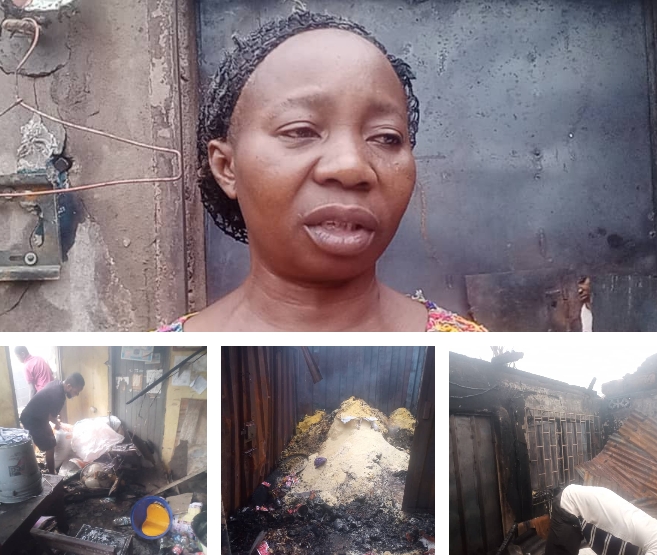 Fire Destroys ₦50 Million Worth of Goods in Umuahia, Victim Seeks Govt. Support