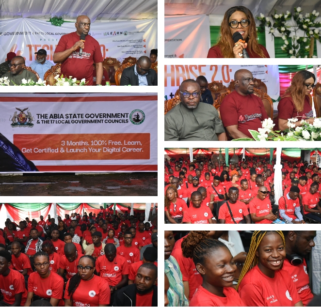 Gov. Otti Flags Off TechRise Cohort 2 to Empower 850 Abia Youths with Advanced Digital Skills