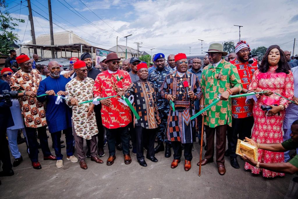 President Tinubu Commissions Reconstructed 6.7km Port-Harcourt Road Aba, Lauds Gov. Otti’s Quality Leadership