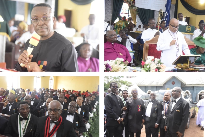 Gov Otti Calls for Stronger Family Values at Anglican Synod in Isiala Ngwa