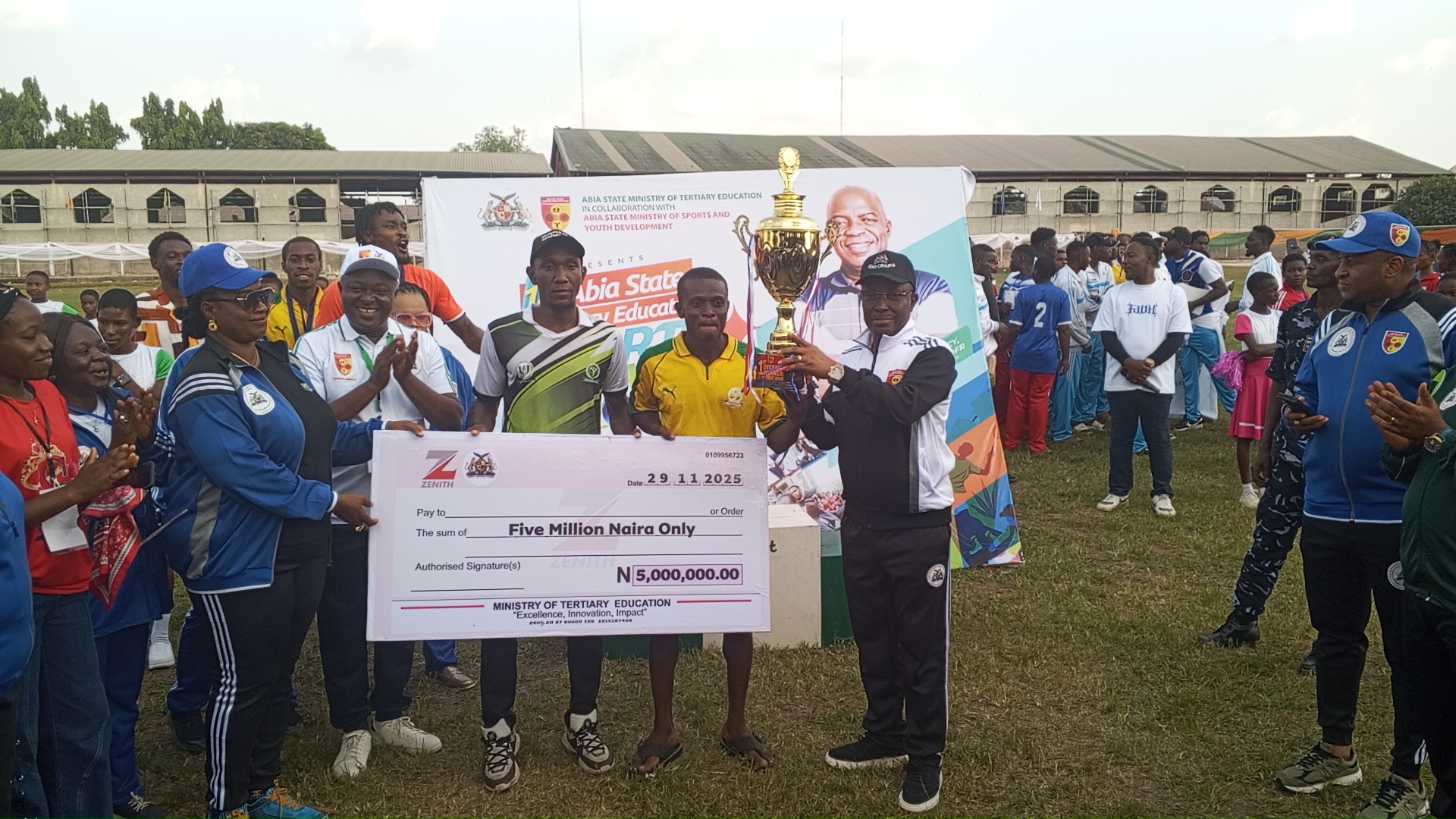 MOUAU Emerges Overall Champion of the Maiden Abia State Tertiary Education Sports Fiesta