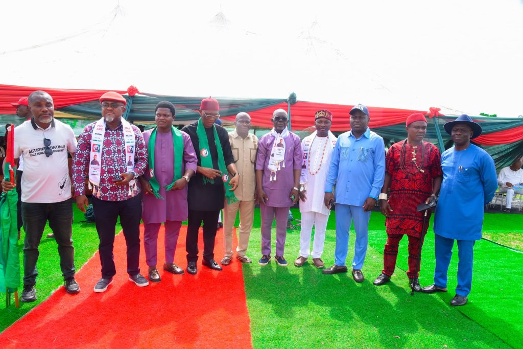 Gov. Otti Receives Omerekpe, Nnaji, Other Political Heavyweights into Labour Party, Highlights Capacity of Abia Airport Project