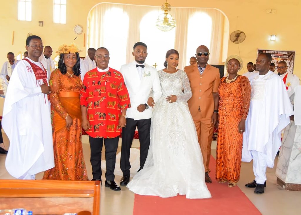 Gov Otti Urges Newlyweds to Embrace Commitment, Patience in Marriage